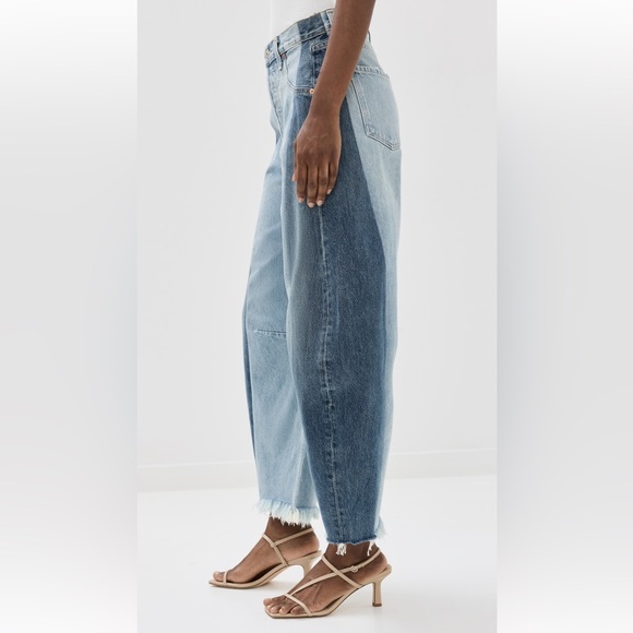 NWT Citizens of Humanity Pieced Horseshoe Jeans in Fracture - Picture 5 of 9